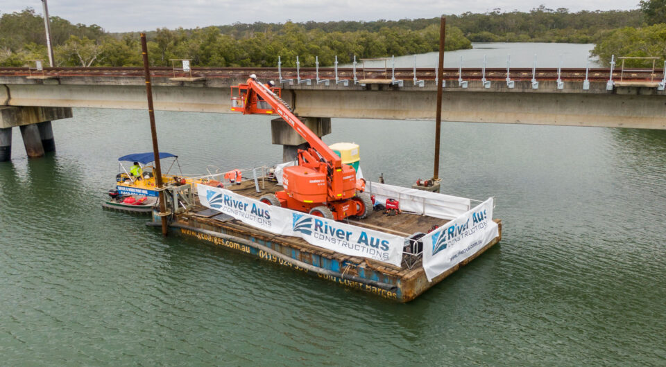drone inspections Gold Coast over bridge infrastructure