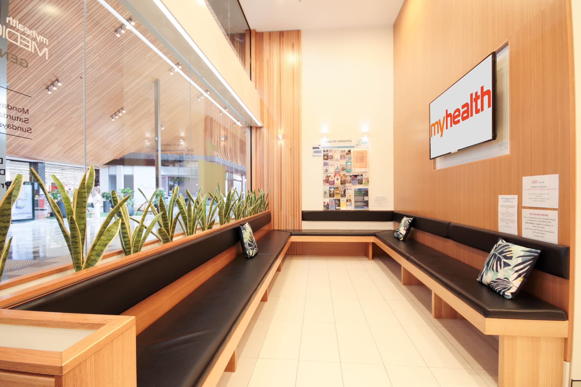 medical centre photography Queensland reception waiting area interior